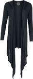 R.E.D. by EMP R.E.D. Rock-Engineered Design Zwarte cardigan met capuchon - Dames - L