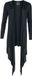 R.E.D. by EMP R.E.D. Rock-Engineered Design Zwarte cardigan met capuchon - Dames - L