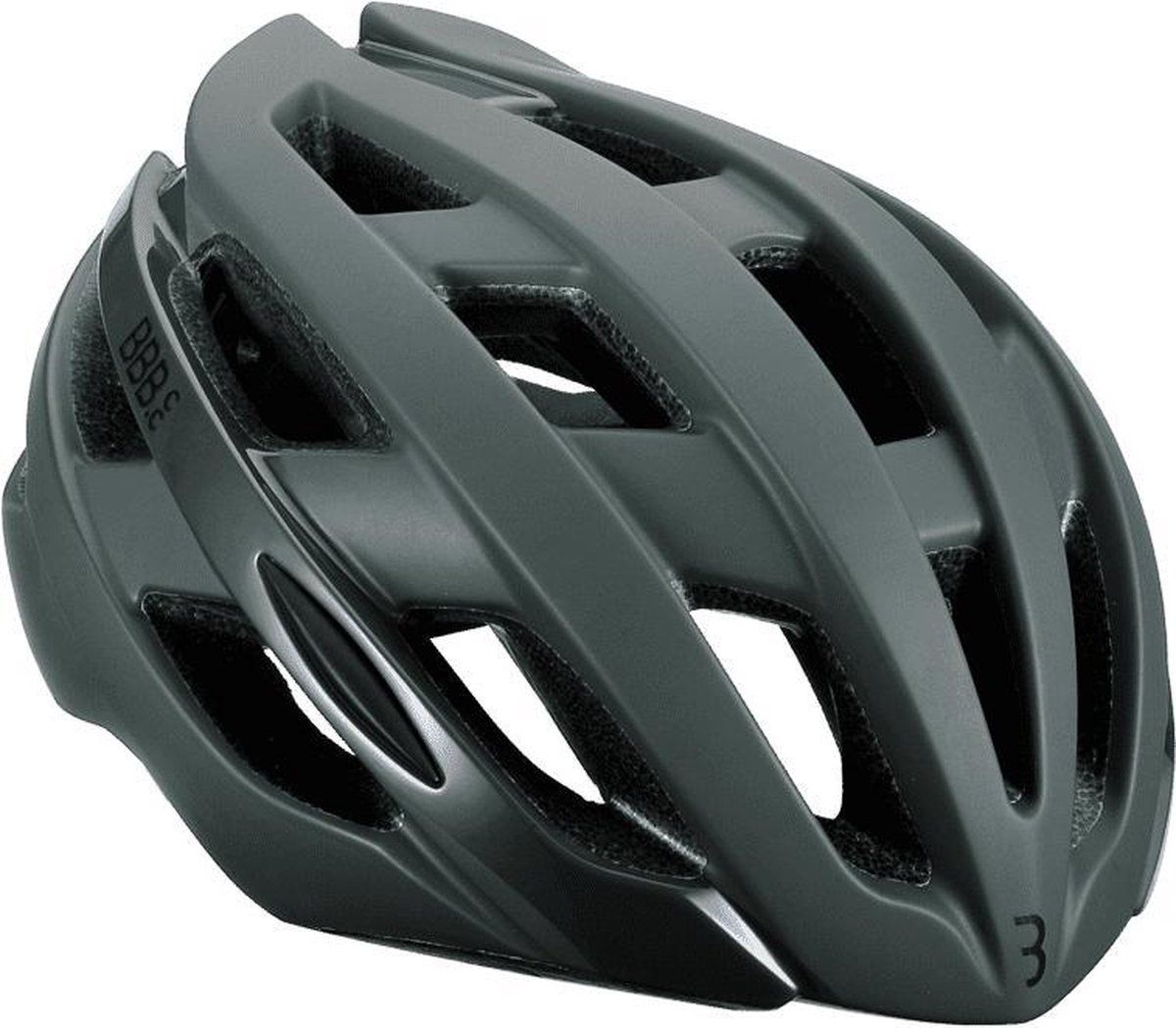 BBB Cycling Hawk Racefiets Helm - Matt Olive Green - Maat L