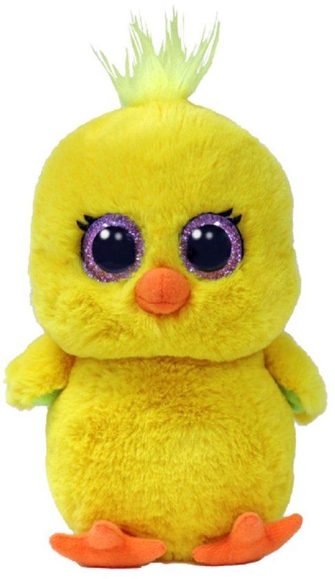 Ty Beanie Boo Paaskuiken Chirps geel 15cm knuffel