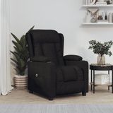 Maison Exclusive Fauteuil électrique, noir, rembourré