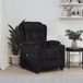 Maison Exclusive Fauteuil électrique, noir, rembourré