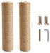 Elzusha Deluxe poteau griffoir poteau avec picots 40 cm pour chats