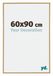 Your Decoration Cadre photo 60x90 cm Plastique Hêtre Clair Evry