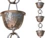 Monarch Rain Chains 50584 aluminium gehamerde beker, 8-1/2 voet lengte (tinnen brons)