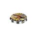 Remo World Percussion Lofprijzing Tambourijn 10" Dubbelrijig – Motief: Biddende handen, Acousticon frame, Wit, 8 jingle-paren, Vast voorgestemd, Lichtgewicht – TA-9210-00-24