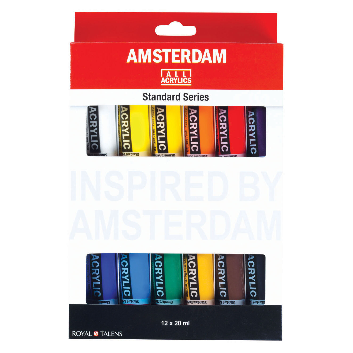 Amsterdam Standard set 12 kleuren 20 ml tubes acrylverf
