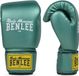 BENLEE Rodney Bokshandschoenen van imitatieleer, Unisex, Volwassenen, Beginner, Boksen, Metallic groen/zwart