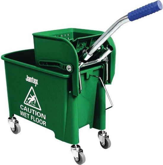 Jantex Mopemmer met Wringer Groen 20ltr GK689