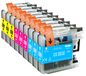 Brother Lot de 9 cartouches d'imprimante LC223XL, compatible avec Brother LC223