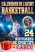 Calendrier de l'Avent Basketball: Devine 24 Champions Français. Histoires Vraies Et Anecdotes Sur Le Basket. Figurines Numériques Et Poster À ... Noël Pour Enfants, Garçons, Fans De Sport.