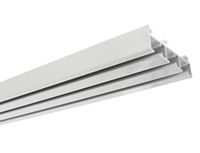 Gardinia Paneelgordijnrail, Aluminium, Wit, 160 cm