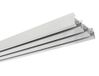 Gardinia Paneelgordijnrail, Aluminium, Wit, 160 cm