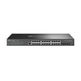 TP-Link Omada TL-SG3428X - Commutateur Gigabit Ethernet administré - 24 ports - L2+/L3 - 1U - Noir