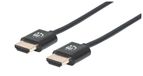 Manhattan 394352 HDMI kabel 1 m HDMI Type A (Standaard) Zwart