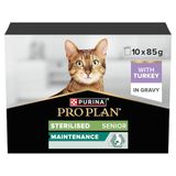 PURINA Pro Plan Senior Sterilised 7+ Kalkoen in zakjes