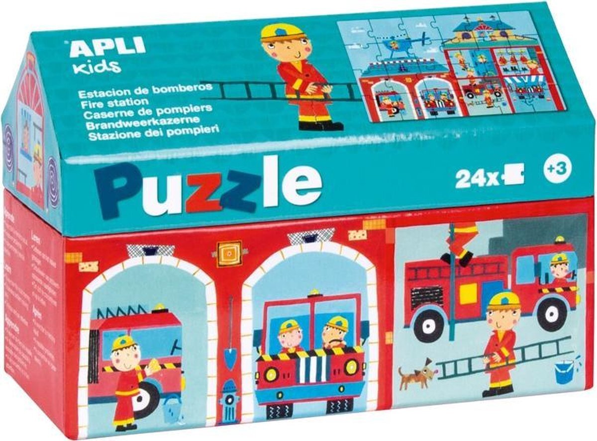 Apli Kids Puzzel Brandweerkazerne