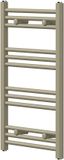 LuxeBath Handdoekradiator Sahara, recht, met zijaansluiting, 500 x 800 mm, staal, beige