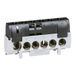 Legrand 0 927 83 groepenkastaccessoire, Klemmenblok, 5 terminals voor kabel 6 tot 25 mm2 + 1 terminal voor kabel 10 tot 35 mm2, Zilver, Zwart, 125 A, IP2X, 62 mm, 20 mm, 30 mm