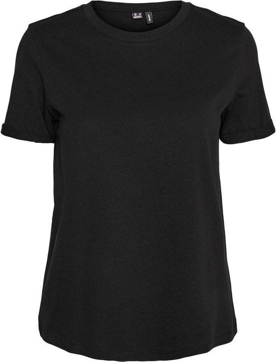 Vero Moda Vmpaula T-shirt - Black - Women's XL