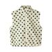 NAME IT KIDS jacquard gilet met stippen - beige