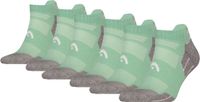 HEAD Wandelsokken All Climates Hiking Sneaker - 6 paar - Lage Hiking Sokken - Licht Groen - Maat 35/38