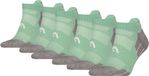 HEAD Wandelsokken All Climates Hiking Sneaker - 6 paar - Lage Hiking Sokken - Licht Groen - Maat 35/38