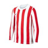 Nike Uniseks-Kind Top Met Lange Mouwen Y Nk Df Strp Dvsn Iv Jsy Ls, Wit/University Rood/Zwart, CW3825-104, S