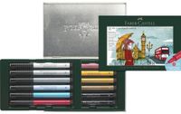 Faber-Castell Pitt Artist Pen Brush Giftset 12-delig London