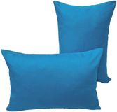 Lemos Home Kussensloop, 2 stuks, 50x30cm, Hemelsblauw