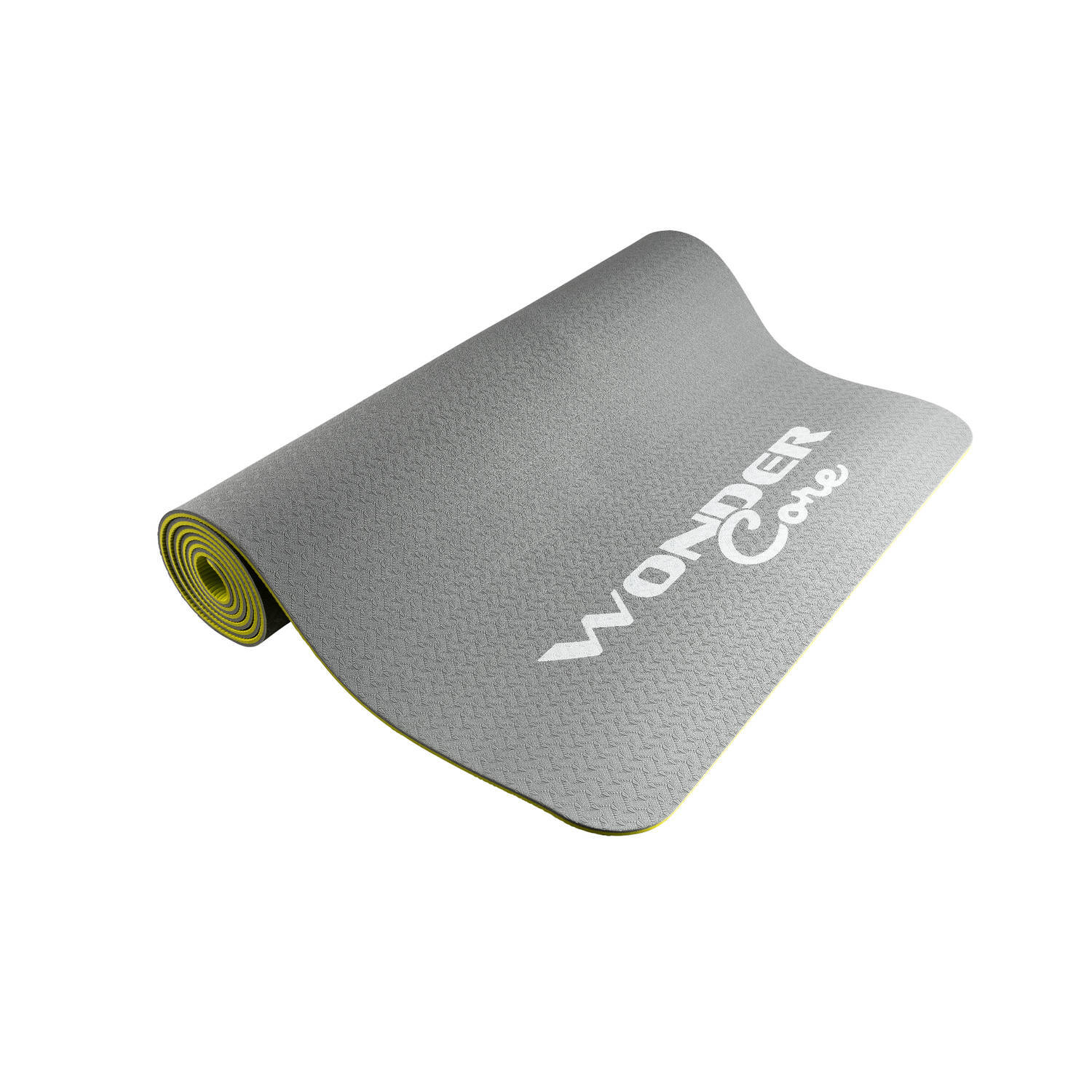 Wonder core Yoga Mat TPE - 173x61x0,6cm – fitnessmat, trainingsmat, exercise mat, milieuvriendelijke fitnessmat