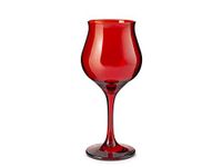 Pasabahce 518742 Wavy glazenset, glas, rood, 6 stuks