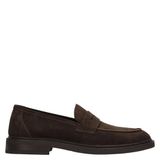 Manfield suède loafers - bruin