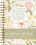 Scriptures and Florals 2027 Monthly/Weekly Planner Calendar