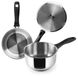 Ibili Induktion Steelpan 18 cm Zilver