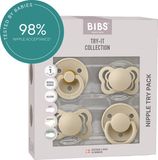 BIBS Try-it collection Fopspeen - 0-6 mnd - 4-pack - Vanilla