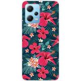 Xiaomi Hibiscus Fuchsia Silicone Case for Xiaomi Redmi Note 12 5G, Xiaomi Poco X5