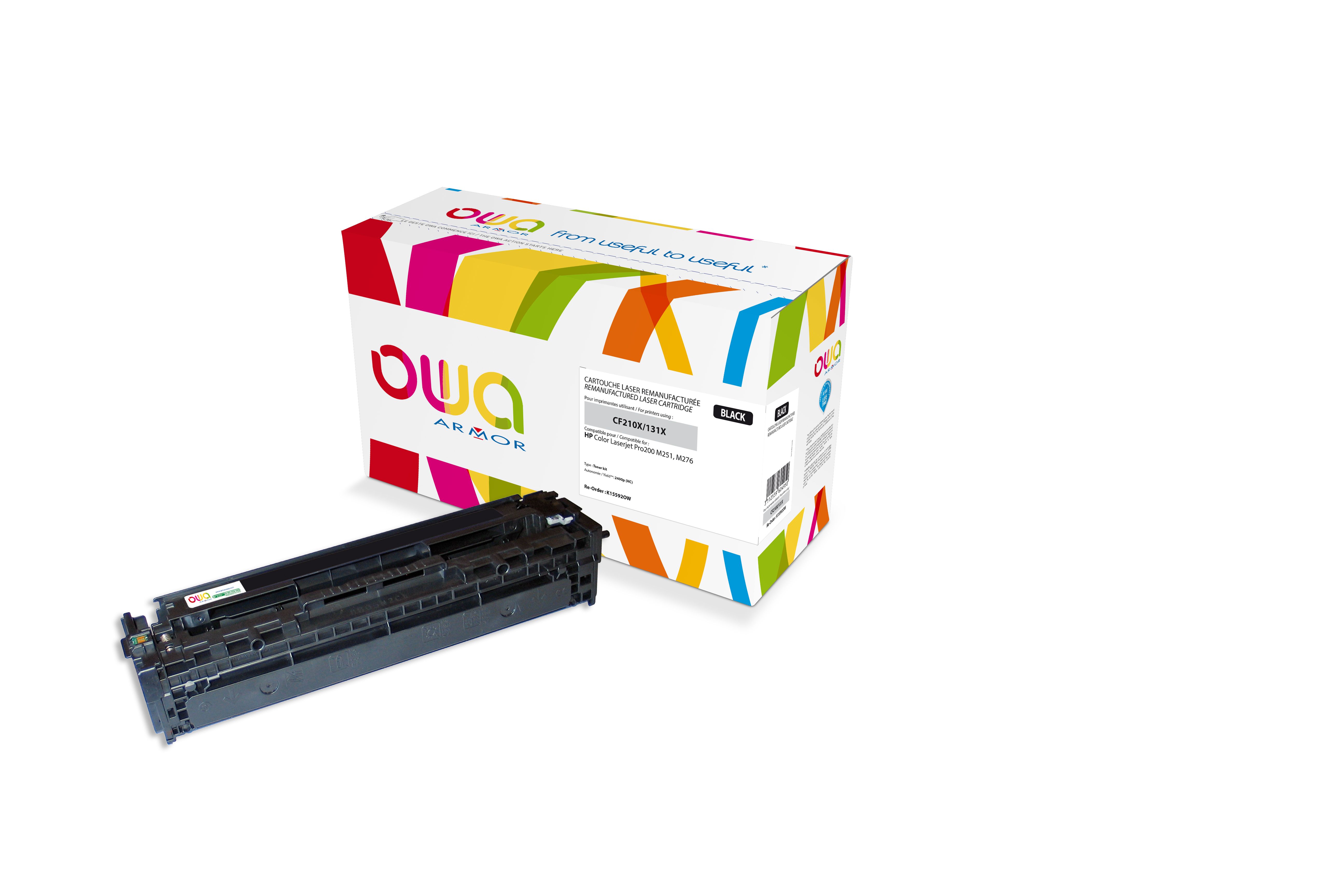 Armor K15592OW tonercartridge Zwart