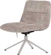 WOOOD Soren Draaifauteuil Verstelbaar - Wollig - Grijs