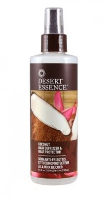 Desert Essence Coconut Hair Defrizzer & Heat Protector - 237ml