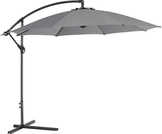 Garden Impressions - Athene zweefparasol - Ã¸300 cm - licht grijs