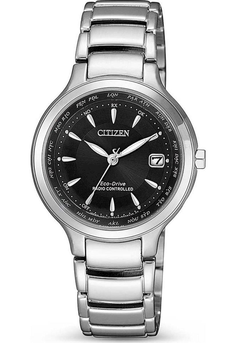 Citizen Analoog Eco-Drive horloge voor dames, met roestvrijstalen armband EC1170-85E