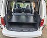 BREMER SITZBEZÜGE Multiflexboard inklapbaar, compatibel met VW Caddy van 2003-2022, bedverlenging, campingaccessoires, camper, slaapmat, hoogte ca. 31 cm, incl. consoles in zwart