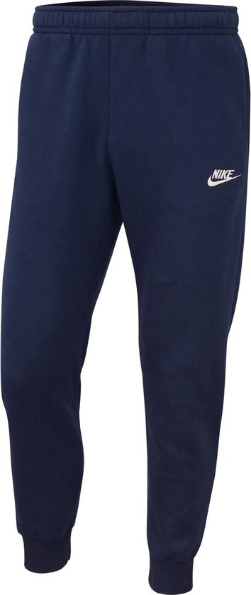 Nike Nsw Club Jggr Bb Heren Sportbroek - Midnight Navy/Midnight Navy/(White) - Maat M