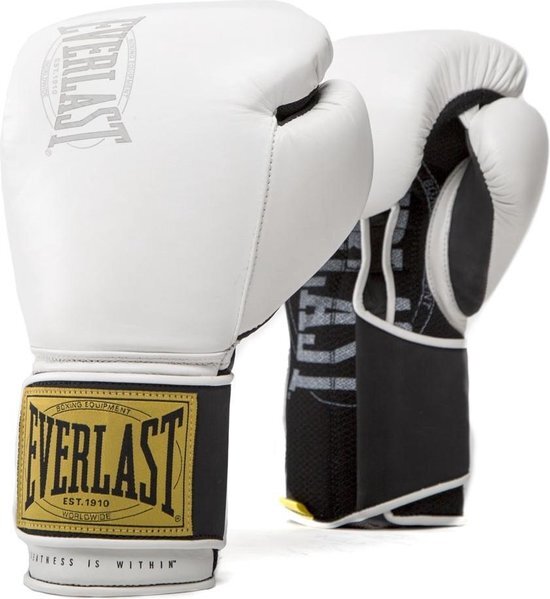 Everlast 1910 Classic Training - Bokshandschoenen - 16 oz - Wit