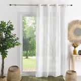HomeMaison Effen voile met gekruld effect