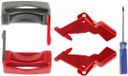 Bellemargarita Geschikt voor Dyson V7 V8 V10 V11 V15 Stofzuiger Accessoires - Bout Rouge/Gris Bout Verrouillage Remplacement Ensemble avec Tournevis