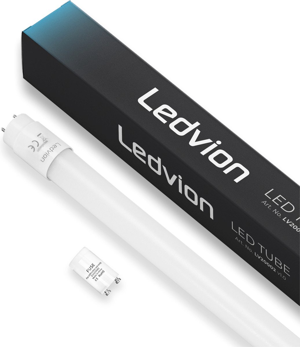 LEDVION LED TL Buis 120CM - 12W - 6500K - 1920 Lumen - High Efficiency - 25 pack