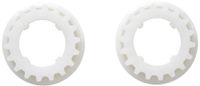 TAMIYA 300053989 - DB-01/TRF416 18 Z centrale riemwiel, 2 stuks
