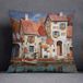 Bonamaison Decoratieve Kussenhoes, Kussensloop met Verborgen Ritssluiting, 45x45 cm, meerkleurig